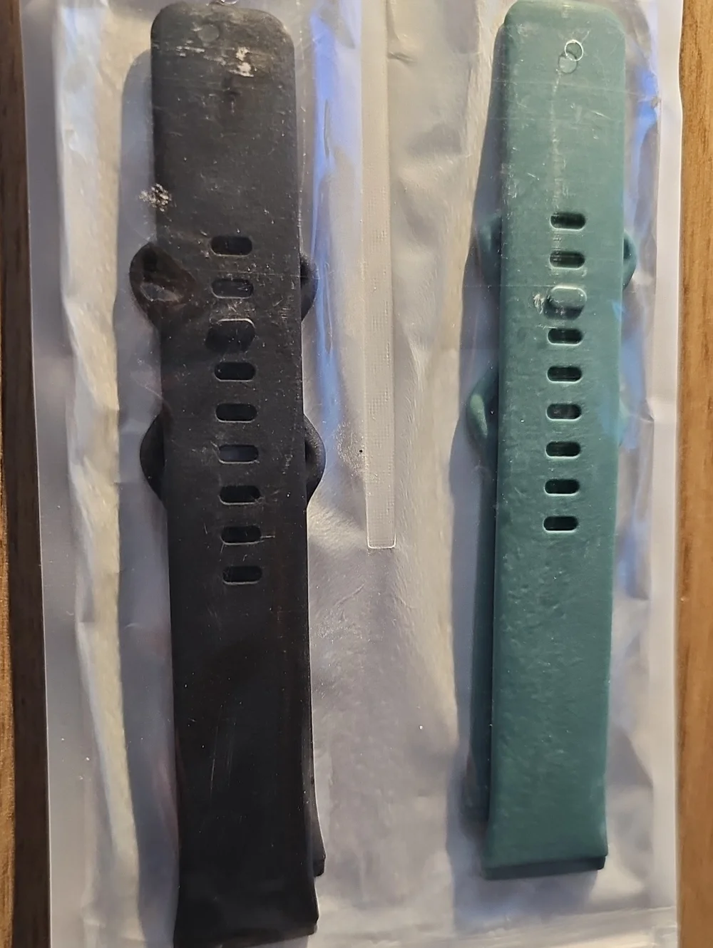 Replacement Silicone Wristbands for Smartwatches - Teal & Black